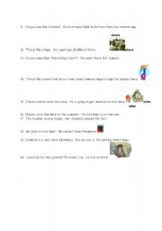 English Worksheet: relative/second page
