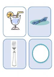 Cutlery Flash-cards