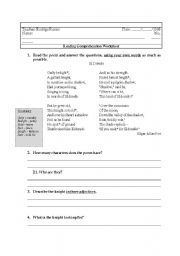 English Worksheet: Reading Comprehension_ El Dorado