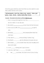 English Worksheet: Practice