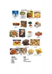 English Worksheet: Food - do you like___?