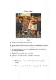 English worksheet: Picture Game on Communication