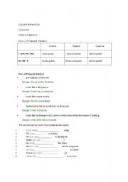 English Worksheet: Grammar diferent tenses