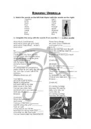 Russian Roulette song - By Rihanna - ESL worksheet by martix22