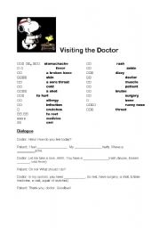 English Worksheet: Visiting the doctor