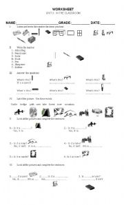 English Worksheet: worksheet