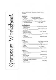 English Worksheet: grammar worksheet- past, future, used to, past continuous