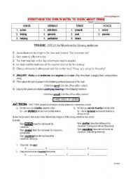 English Worksheet: Verbs Handouts