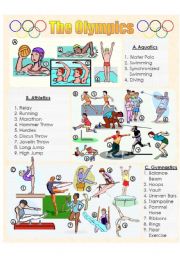 The Olympics Picture Dictionary 1