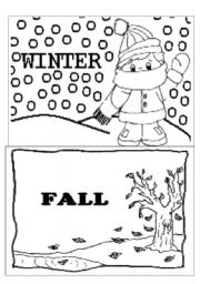 English Worksheet: season of the year