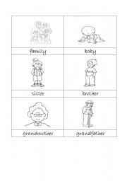 English Worksheet: Family member