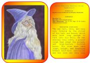 English Worksheet: Harry Potters characters flashcards (pictures and profiles) - part 2 / 5