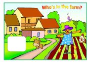 Whos in the farm? - practising farm animals with kids (part 1 / 4)