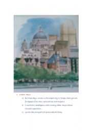 English Worksheet: THE STORY OF LONDON (4-4)