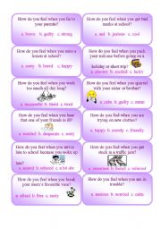 How do you feel when...? - ESL worksheet by hayet