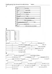 English worksheet: Fill have_be