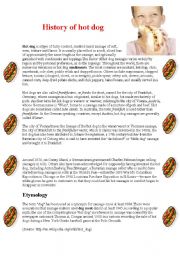 The history of hot dog