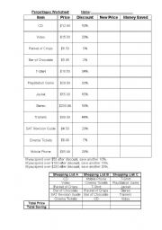 english worksheets percentage worksheet