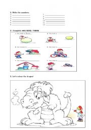 English Worksheet: Revision Test