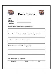 Book Review Form