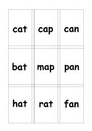 English worksheet: Matching cards (a sound)