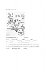 English worksheet: prepositions