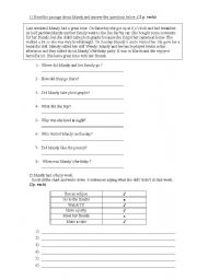 English worksheet: SIMPLE PAST PRACTICE AND READING