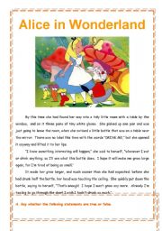 Alice in Wonderland - reading