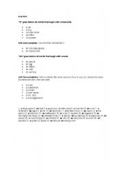 English Worksheet: a-an