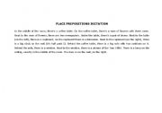 English Worksheet: PICTURE DICTATION (PLACE PREPOSITIONS)