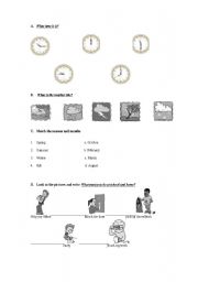 English Worksheet: worksheet