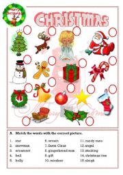 English Worksheet: Christmas
