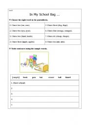 English Worksheet: Noun-01