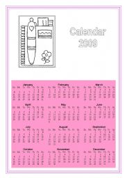 School Year Calendar 2009