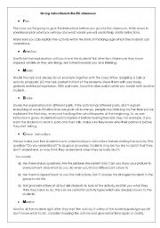 English Worksheet: 6 steps to clear instructions