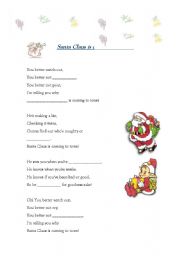 Christmas song: Santa Claus is coming to town