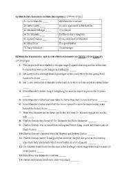 English worksheet: tale of two cities
