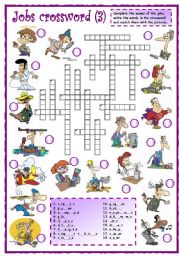 Jobs crossword (3 of 3)