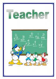 English Worksheet: Jobs - Teacher 7/26