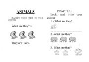 English worksheet: PLURAL FORM USING THEY