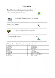 English worksheet: Present Simple-Actions