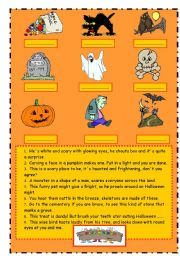Halloween vocabulary (riddles)