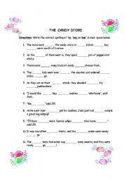 English Worksheet: Too, Two and Too (Homophones)