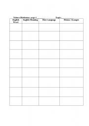 English worksheet: ESL Science Dictonary