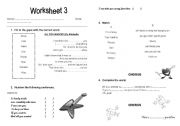 English worksheet: All you wanted