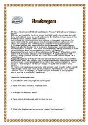 The history of the hamburger