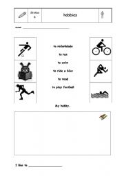 English Worksheet: hobbies 