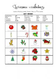 Christmas vocabulary - For beginners