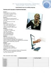 Telephoning and E-mailing English