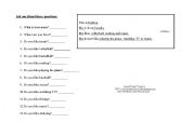 English worksheet: Introduction Activity 